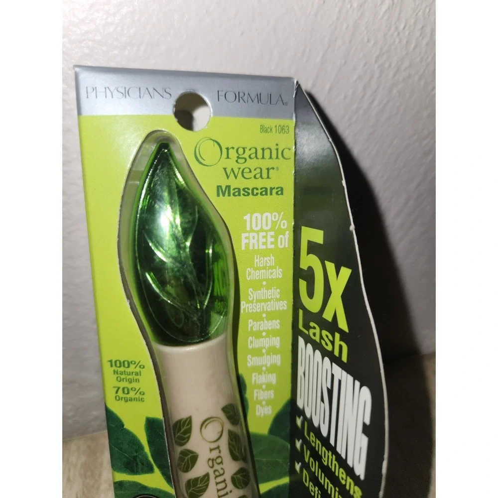 Physicians‎ Formula Organic Wear Mascara, Black 1063 New In Box
